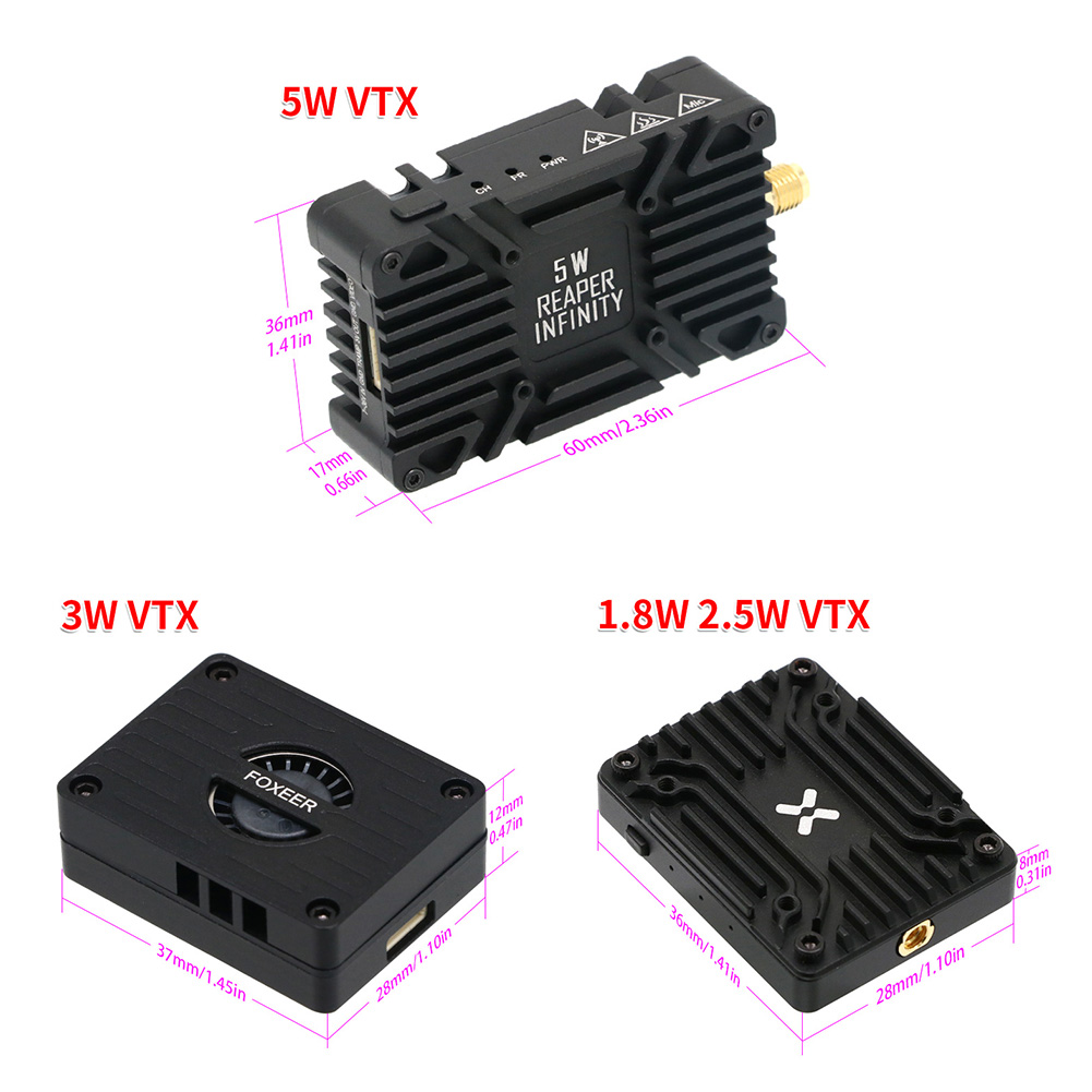 Foxeer Reaper Extreme V2 5.8G  – Foxeer Reaper Extreme 2.5W Vtx recenzja i cena